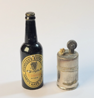 Ritka Vintage Guinness üveg miniatűr öngyújtó (Made in Germany)