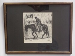 András Hangya (1912–1988): Horse Rider
