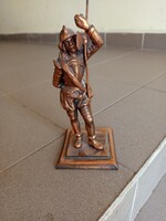 Antik, ( bronz, sárgaréz) spanyol katona szobor