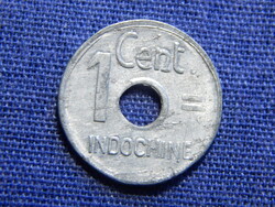 Francia Indokína 1 Centime 1943