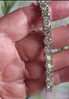 26Ct Vvs1 D and 6.5mm Stone Yellowish White Moissanite Lab Diamond Bracelet