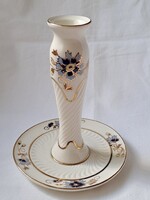 Zsolnay, Buzavirág pattern candle holder