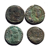 Roman Bronze Lot of 4 Coins (L19)