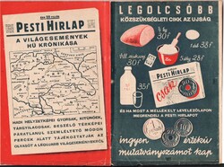 Ritka 1944-es Pesti Hírlap előfizetési felhívás