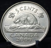 Kanada 5 cent, 2009 A20E3