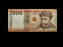MAGYARORSZÁG – 2000 FORINT – 2016