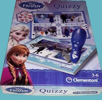 Original Disney Clementoni Quizzy FROZEN - Ice Queen QUIZ educational creative game as shown in pictures