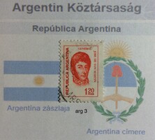 Argentína bėlyeg - hiánypótl. ( arg 3)