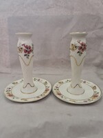 Zsolnay Butterfly Pattern 2 Candle Holders