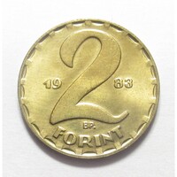 Hungary, 2 forint 1983 UNC+ alloy