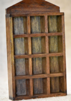 Wooden Shelf with Ring Holder from Germany