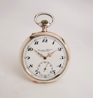 ANTIK,IWC SCHAFFHAUSEN EZÜST ZSEBÓRA ,1916
