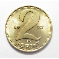 Hungary, 2 forint 1972 UNC+ alloy