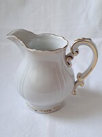 Zsolnay Gold Feathered Cream Jug / Lemon Juice Jug for Tea Set