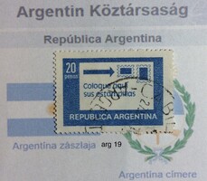 Argentína bėlyeg - hiánypótl. ( arg 19)