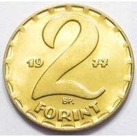 Hungary, 2 Forint 1977 aUNC+ Copper