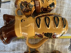 Folk Ceramic Wine Set