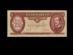 100 forint – 1992. január 15-i, UNC koronás címeres először Kossuth-változat