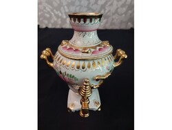 Orosz GZHEL porcelán szamovár
