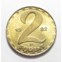 Hungary, 2 Forint 1982 aUNC+ alloy