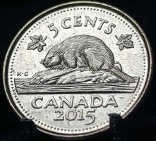 Kanada 5 cent, 2015 F01F6