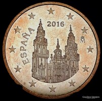 Spanyolország 5 euro cent, 2016 D02D1V