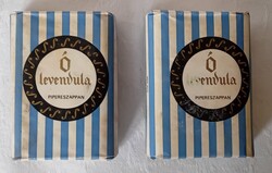 Régi retro Ó Levendula pipereszappan 2 db együtt