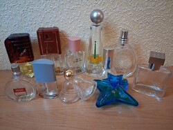 Perfume Bottles, 11 Different Brands