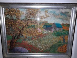 Boromisza Tibor (1880-1960)-régi, nagyméretű festmény.