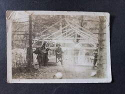 Régi fotó Cserkészek A sátrunk -  Bohu Antal 1936