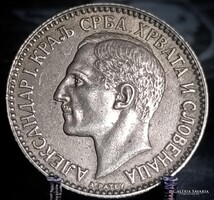 Jugoszlávia 1 Dinár, 1925 Verdejel nélkül A12F6V