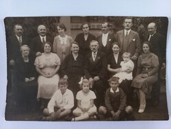 Régi fotó Családi csoportkép több generációval, 1933. augusztus 3.