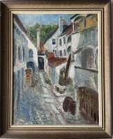 Roisz Vilmos (1906–1997): Városrészlet (Ódon utca / Kőszegi vagy Soproni udvar)