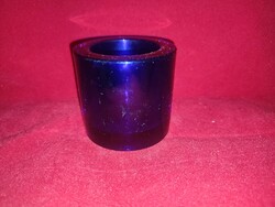 Cobalt Blue Iittala Kivi Candle Holder
