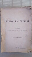 Jámbor Pál munkái 1872-es kiadás. A közvélemény -politikai és szépirodalmi folyóirat