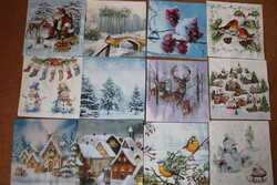 12 pcs Napkin Set Winter