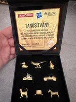 Monopoly True Gold Edition Token Set