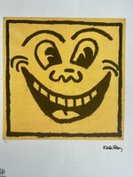 Keith Haring szárazpecséttel hitelesített limitált kiadás