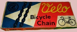 Retro VELO - CSEHSZLOVÁK KERÉKPÁRLÁNC DOBOZÁVAL BONTATLANUL a képek szerint