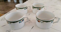 Zsolnay teacups 4 pcs, approx 8.5 cm diameter