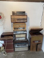 For sale: 8 retro, old record players, radios