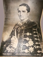 1942.KÉPES VASÁRNAP február 27. 9..száma-VITÉZ NAGYBÁNYAI HORTHY ISTVÁN ESKÜVŐJE újság A/3