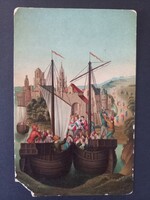 Brugge – Hans Memling: Szent Orsolya ereklyetartó, partraszállás Bázelben Stengel 29156