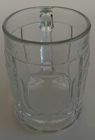 ANTIQUE Embossed grape pattern mug, glass