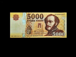 5000 forint – 2016-os megújított Széchenyi-változat