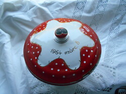 May 8, 1964 NURSE'S DAY Collectible Item - Enamel Sugar Container