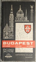 Book, Budapest Atlas by Kartográfiai Vállalat