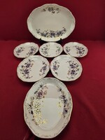 Zsolnay Bluebell Pattern Serving Set
