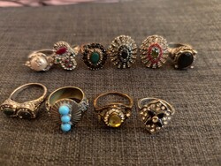 Set of 10 Rings