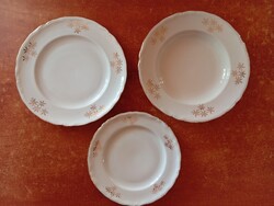 EPIAG Gold-Decorated Star Pattern Dinnerware Set, 40 pcs